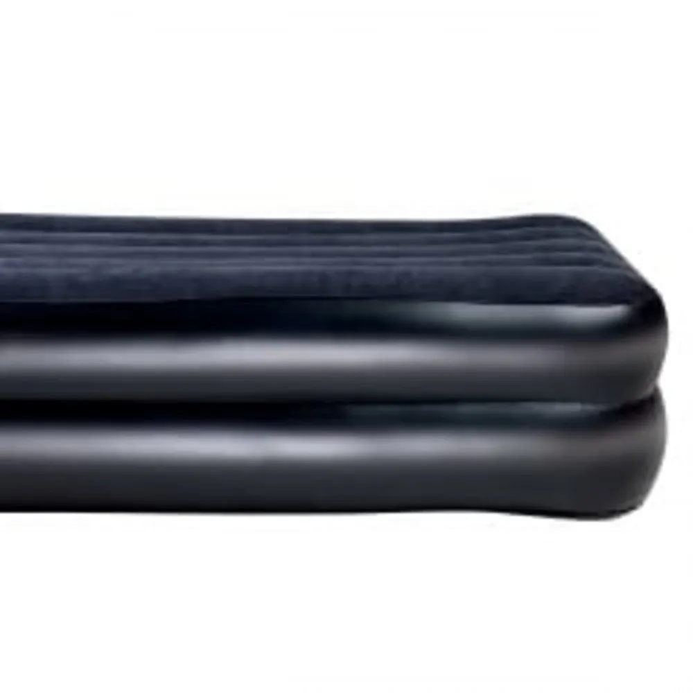 Bestway Aufblasbare Beflockte Luftmatratze Mit Eingebauter Elektrischer Luftpumpe, Black, One Size Bestway Aufblasbare Beflockte Luftmatratze Mit Eingebauter Elektrischer Luftpumpe, Black, One Size