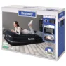 Bestway Aufblasbare Beflockte Luftmatratze Mit Eingebauter Elektrischer Luftpumpe, Black, One Size