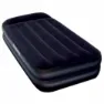 Bestway Aufblasbare Beflockte Luftmatratze Mit Eingebauter Elektrischer Luftpumpe, Black, One Size