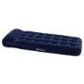 Bestway Aufblasbare Beflockte Luftmatratze Mit Eingebauter Fußpumpe, Blue, 185 x 76 x 28cm