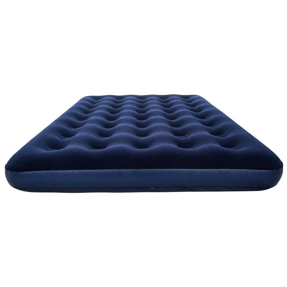 Bestway Aufblasbare Beflockte Matratze 191x137x22 Cm, Blue, One Size