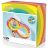 Bestway Aufblasbare Doppelliegematte Mit Rückenlehne 186x116 Cm, Multicolor, One Size