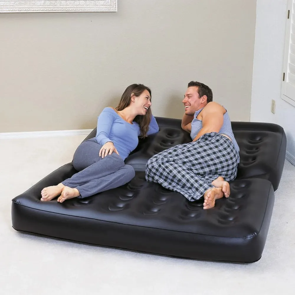 Bestway Aufblasbares Sofa 5-in-1, Black, One Size Bestway Aufblasbares Sofa 5-in-1, Black, One Size
