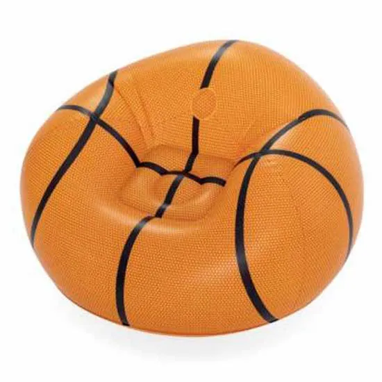 Bestway Basketball Air Inflatable Sofa Aufblasbares Sofa, Orange / black, +6Y Bestway Basketball Air Inflatable Sofa Aufblasbares Sofa, Orange / black, +6Y