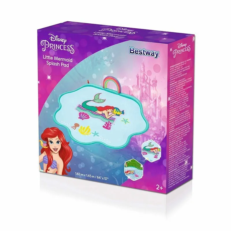 Bestway Disney Kleine Meerjungfrau Wassermatte Mit Sprinkler, Blue / multicolor, 163 x 145cm Bestway Disney Kleine Meerjungfrau Wassermatte Mit Sprinkler, Blue / multicolor, 163 x 145cm