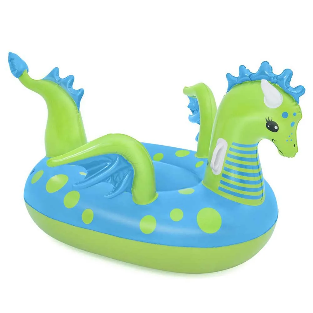 Bestway Dragon Luftmatratze Für Pool, Green / blue, 134 x 142cm Bestway Dragon Luftmatratze Für Pool, Green / blue, 134 x 142cm