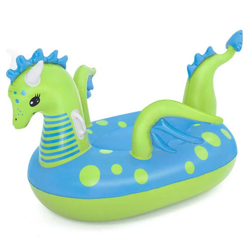 Bestway Dragon Luftmatratze Für Pool, Green / blue, 134 x 142cm Bestway Dragon Luftmatratze Für Pool, Green / blue, 134 x 142cm