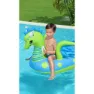 Bestway Dragon Luftmatratze Für Pool, Green / blue, 134 x 142cm