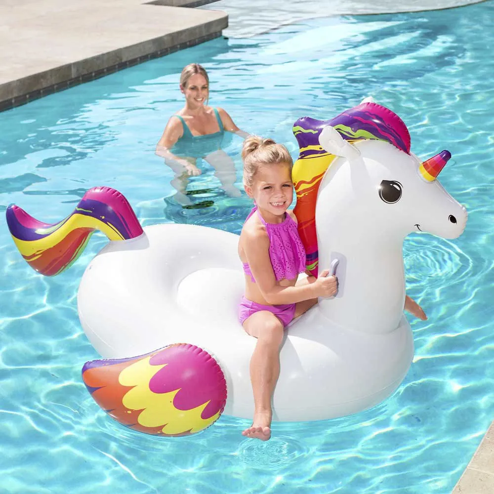 Bestway Einhorn Pool Luftmatratze, White, 150 x 117cm Bestway Einhorn Pool Luftmatratze, White, 150 x 117cm