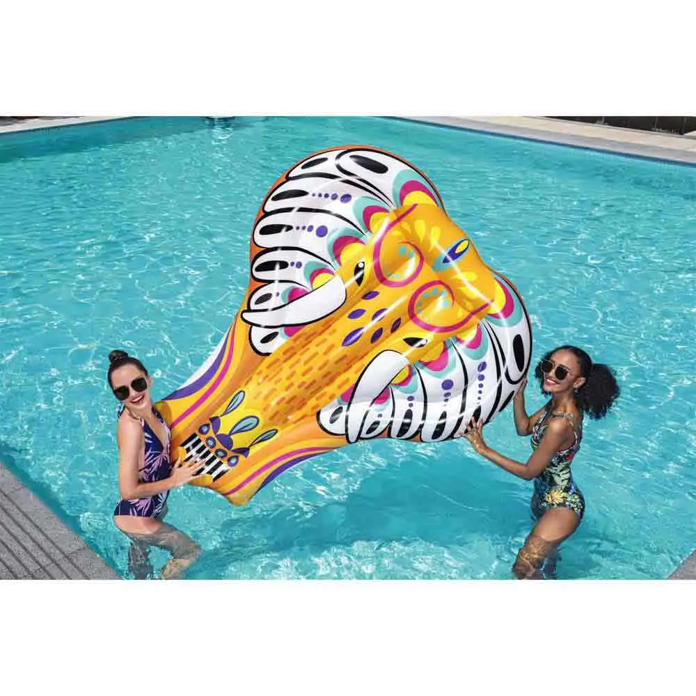 Bestway Elefant Pool Luftmatratze, Multicolour, 183 x 153cm Bestway Elefant Pool Luftmatratze, Multicolour, 183 x 153cm