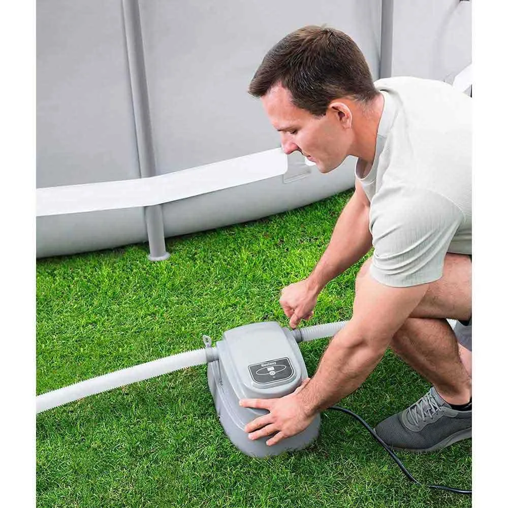 Bestway Elektrische Poolheizung Bis 3.7 M³, Grey, One Size Bestway Elektrische Poolheizung Bis 3.7 M³, Grey, One Size