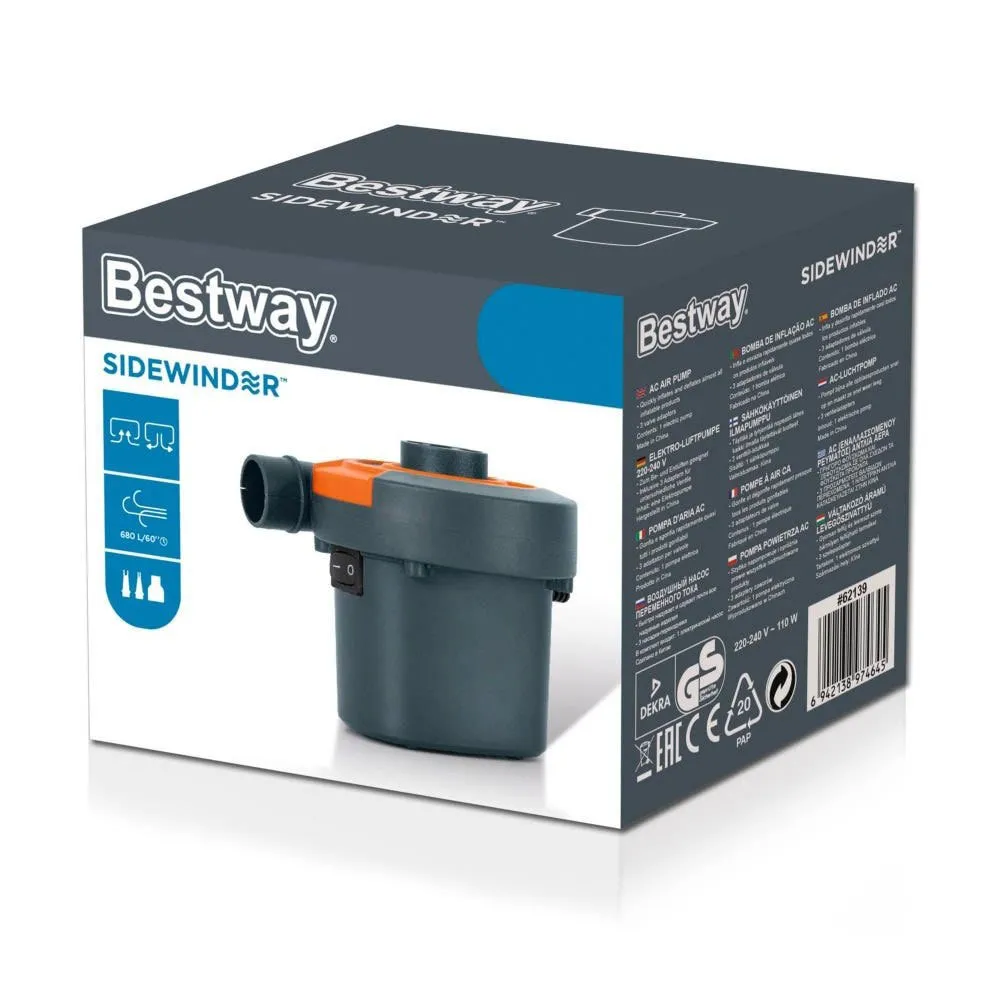 Bestway Elektrischer Kompressor 680 L/min, Black / grey, One Size
