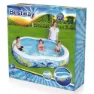 Bestway Family 262x157x46 Cm Ovaler Aufblasbarer Pool, Blue / white, 544L