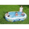 Bestway Family 262x157x46 Cm Ovaler Aufblasbarer Pool, Blue / white, 544L