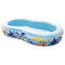 Bestway Family 262x157x46 Cm Ovaler Aufblasbarer Pool, Blue / white, 544L