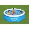 Bestway Fast Set 244x61 Cm Runder Aufblasbarer Pool, Blue / white, 1880L