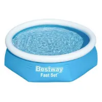 Bestway Fast Set Ø 244x61 Cm Runder Aufblasbarer Pool Bestway Fast Set Ø 244x61 Cm Runder Aufblasbarer Pool