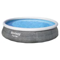 Bestway Fast Set Rattan 396x84 Cm Runder Aufblasbarer Pool unisex Bestway Fast Set Rattan 396x84 Cm Runder Aufblasbarer Pool unisex
