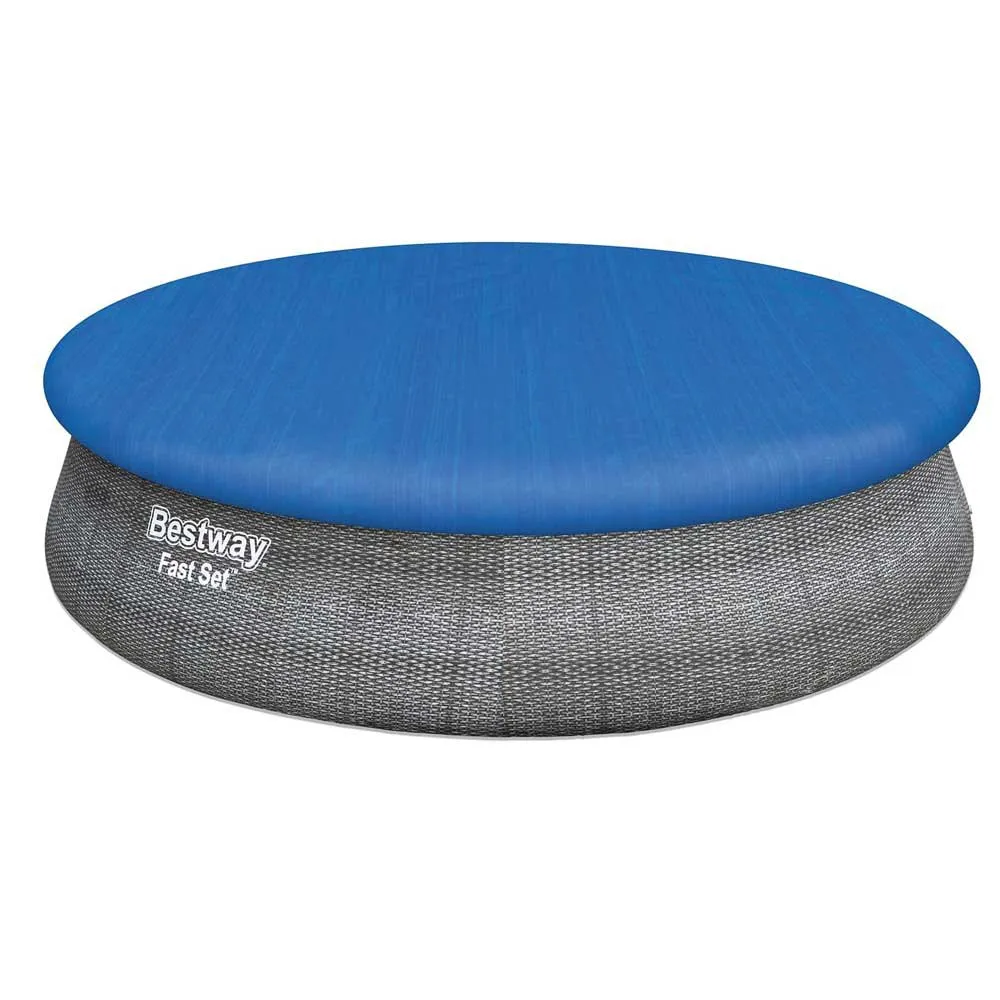 Bestway Fast Set Rattan 457x107 Cm Runder Aufblasbarer Pool, Grey, 12362L Bestway Fast Set Rattan 457x107 Cm Runder Aufblasbarer Pool, Grey, 12362L