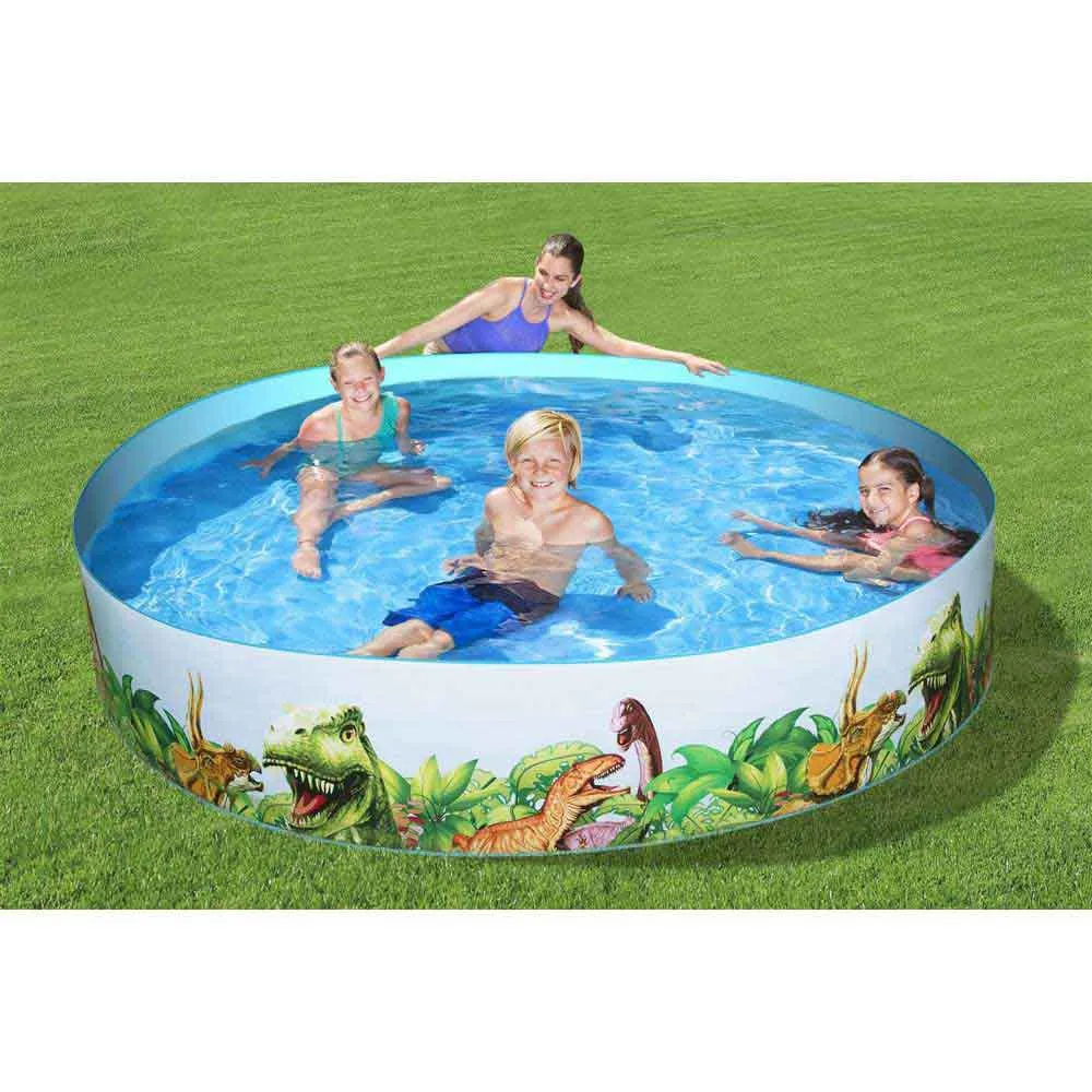Bestway Fill ´n Fun Dinosaurs 244x46 Cm Pool, Multicolour, 2074L Bestway Fill ´n Fun Dinosaurs 244x46 Cm Pool, Multicolour, 2074L