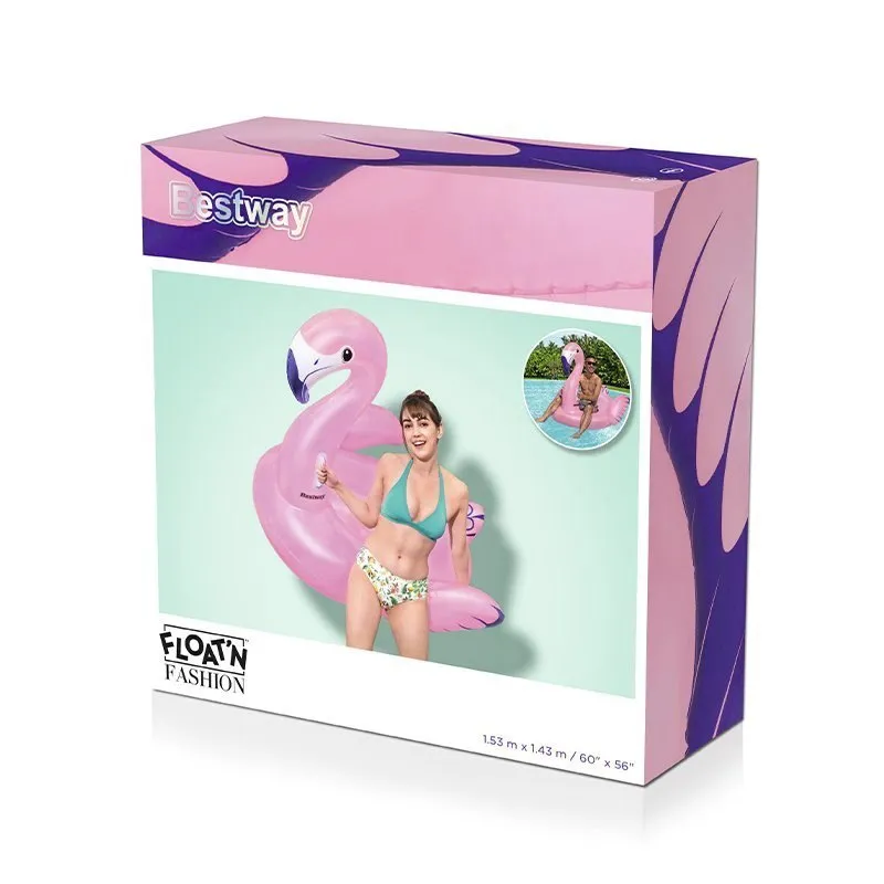 Bestway Flamingo Luftmatratze Für Pool unisex, Pink, 153 x 143cm Bestway Flamingo Luftmatratze Für Pool unisex, Pink, 153 x 143cm