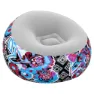 Bestway Floral Air Aufblasbares Sofa, Multicolour, 112 x 112 x 66cm