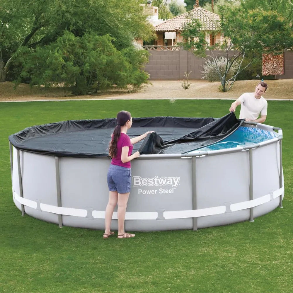 Bestway Flowclear Poolabdeckung 427 Cm unisex, Anthracite, 427cm