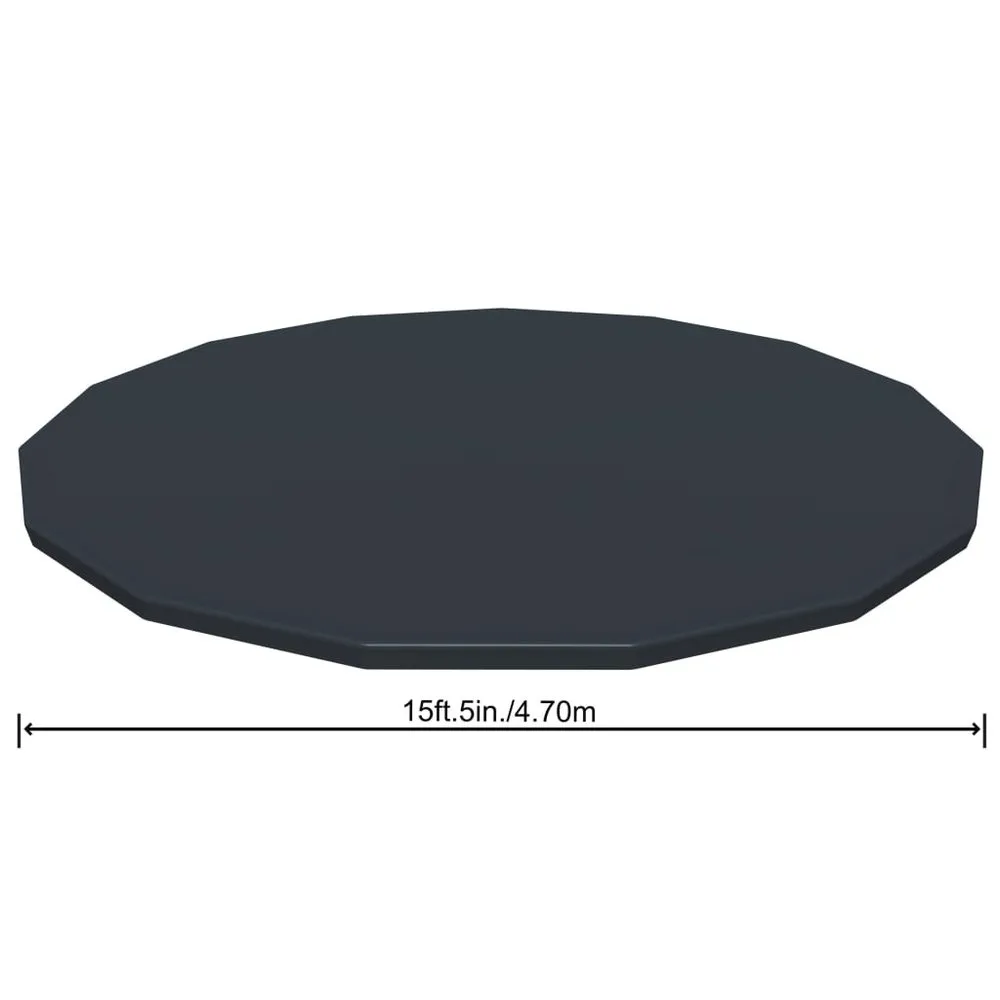 Bestway Flowclear Poolabdeckung 457 Cm, Anthracite, 457cm Bestway Flowclear Poolabdeckung 457 Cm, Anthracite, 457cm
