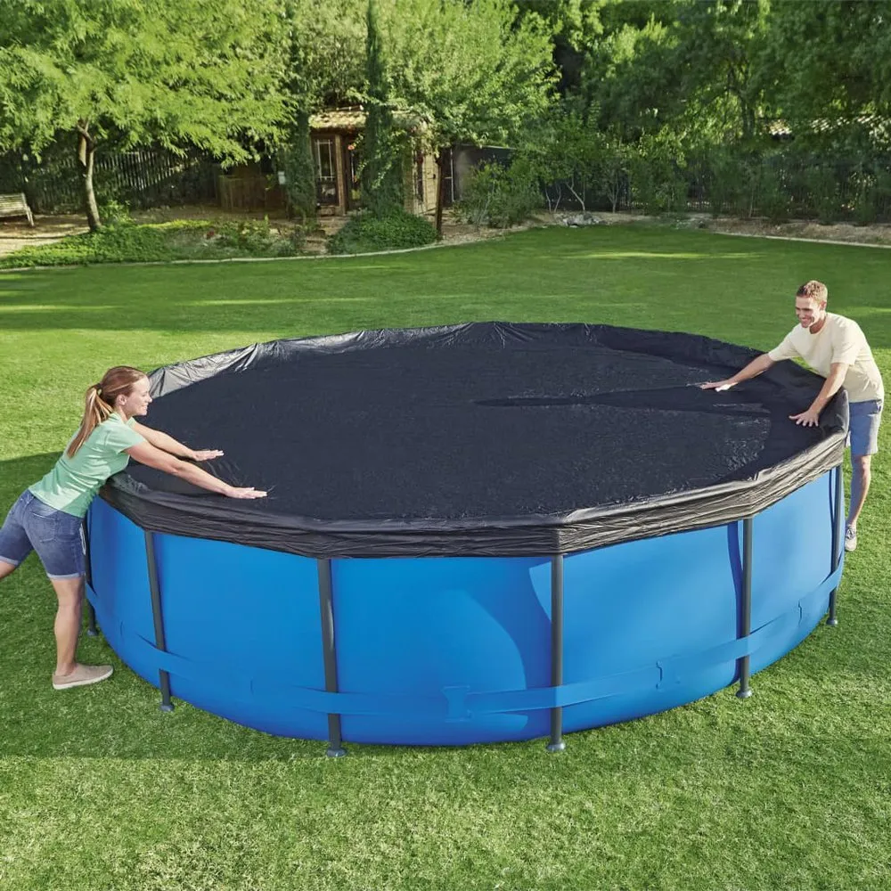 Bestway Flowclear Poolabdeckung 457 Cm, Anthracite, 457cm Bestway Flowclear Poolabdeckung 457 Cm, Anthracite, 457cm