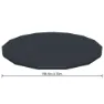Bestway Flowclear Poolabdeckung 457 Cm, Anthracite, 457cm