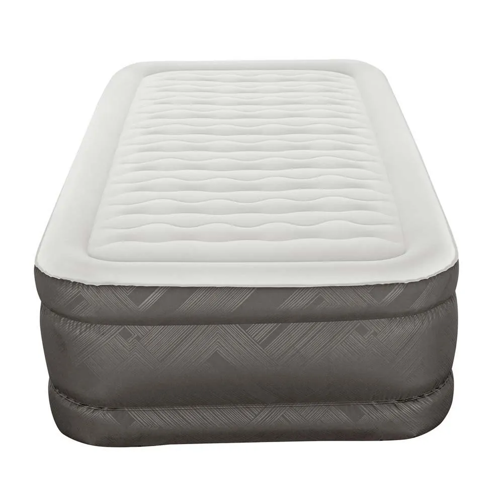 Bestway Fortech Tough Guard Twin Wave-beam Reinforced Einzel-luftbett Mit Eingebauter Pumpe, Beige, 191 x 97 x 46cm Bestway Fortech Tough Guard Twin Wave-beam Reinforced Einzel-luftbett Mit Eingebauter Pumpe, Beige, 191 x 97 x 46cm