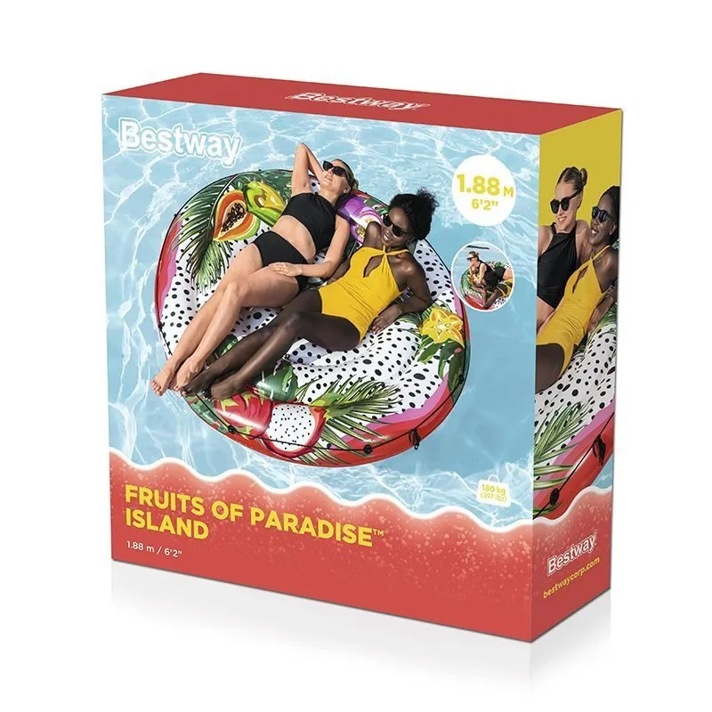 Bestway Fruits Aufblasbare Insel, Multicolor, 188cm Bestway Fruits Aufblasbare Insel, Multicolor, 188cm