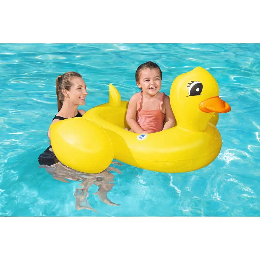 Bestway Funspeakers Duck Kinder Aufblasbares Boot unisex, Yellow, 102 x 99cm Bestway Funspeakers Duck Kinder Aufblasbares Boot unisex, Yellow, 102 x 99cm