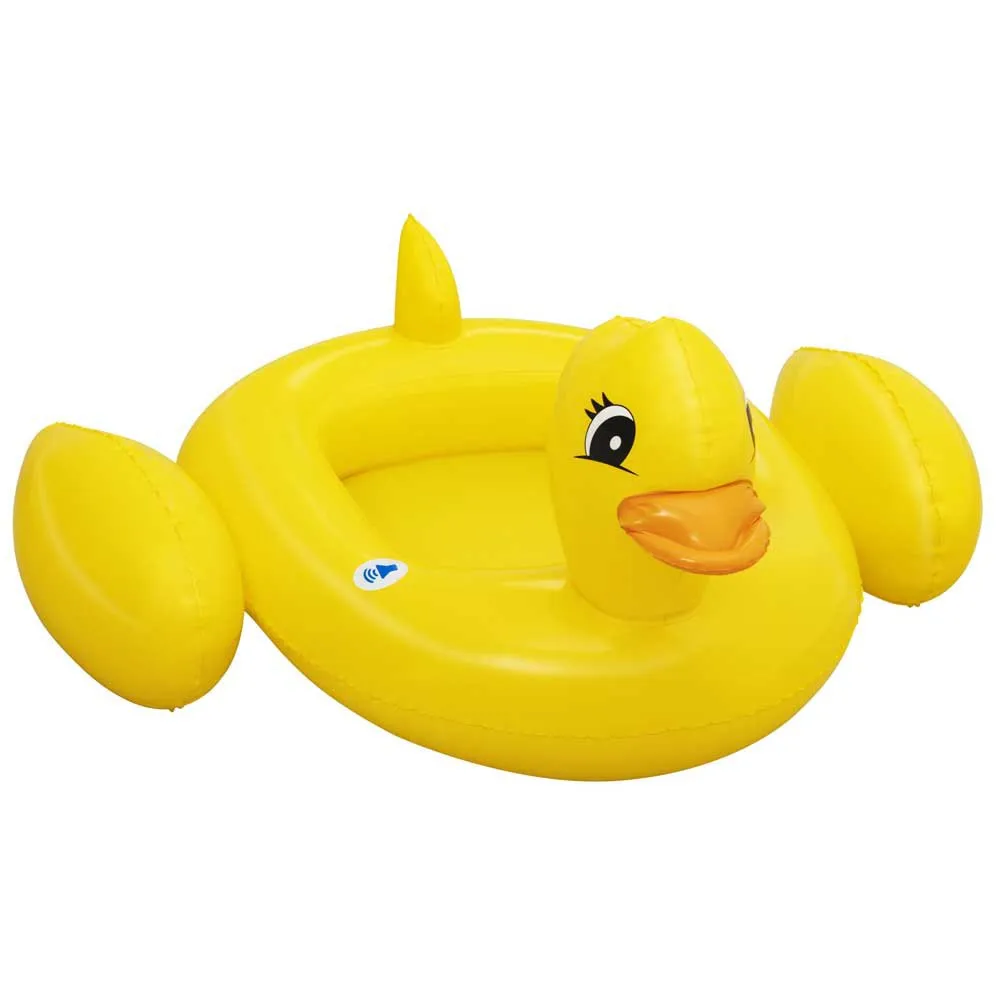 Bestway Funspeakers Duck Kinder Aufblasbares Boot unisex, Yellow, 102 x 99cm Bestway Funspeakers Duck Kinder Aufblasbares Boot unisex, Yellow, 102 x 99cm