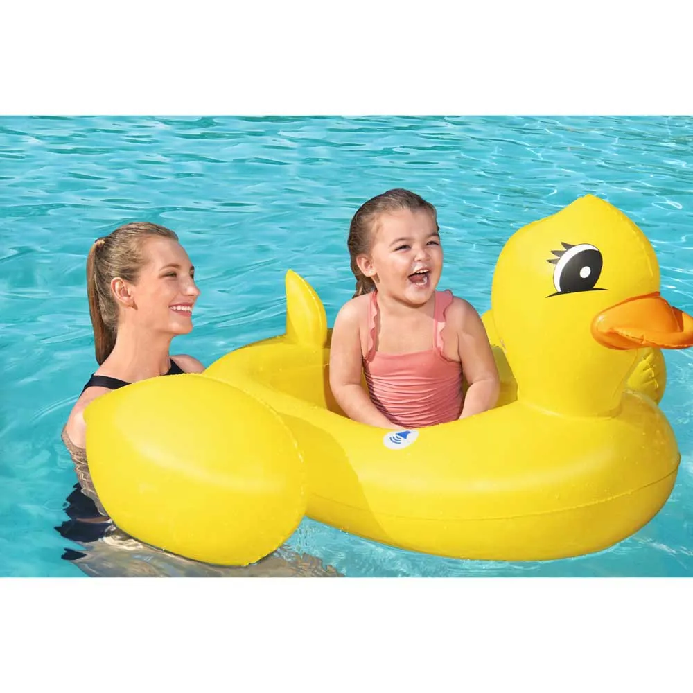 Bestway Funspeakers Duck Kinder Aufblasbares Boot unisex, Yellow, 102 x 99cm Bestway Funspeakers Duck Kinder Aufblasbares Boot unisex, Yellow, 102 x 99cm