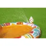 Bestway Goovy Giraffe Sprayer 266x157x127 Cm Ovales Aufstellbecken, Orange / white, 220L
