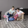 Bestway Graffitti Air Aufblasbares Sofa, Multicolour, 112 x 112 x 66cm