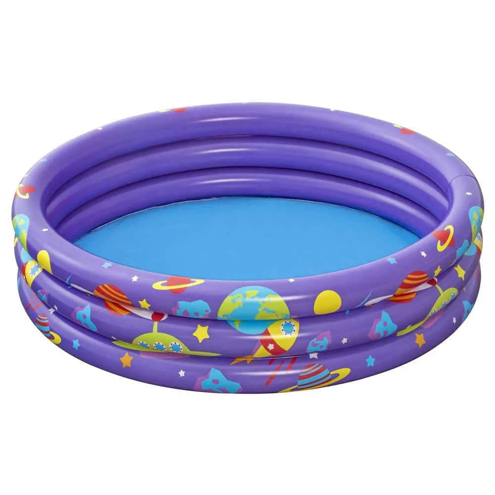 Bestway Intergalactic Surprise 102x25 Cm Runder Aufblasbarer Pool, Multicolour, 101L Bestway Intergalactic Surprise 102x25 Cm Runder Aufblasbarer Pool, Multicolour, 101L