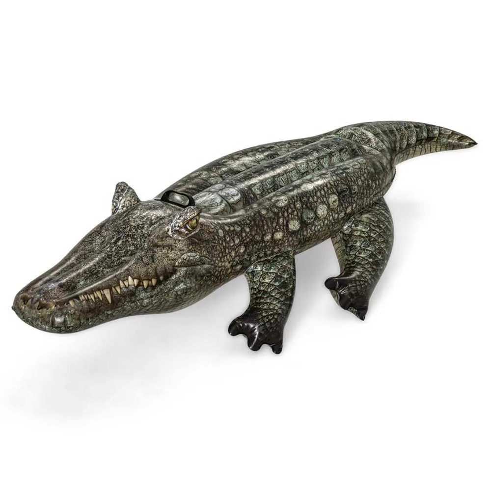 Bestway Krokodil Luftmatratze Für Den Pool, Dark grey / green, 193 x 94cm Bestway Krokodil Luftmatratze Für Den Pool, Dark grey / green, 193 x 94cm