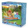 Bestway Lava Lagoon 265x265x104 Cm Ovales Aufblasbares Planschbecken, Orange / blue, 208L