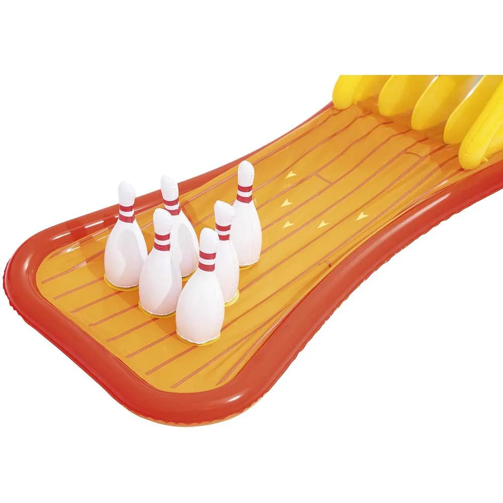 Bestway Lil´champ 435x213x117 Cm Ovales Aufblasbares Planschbecken, Red / orange / yellow, 314L Bestway Lil´champ 435x213x117 Cm Ovales Aufblasbares Planschbecken, Red / orange / yellow, 314L