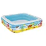 Bestway Mit Markise Quadratischer Aufblasbarer Pool 147x147x122 Cm, Multicolour, 265L