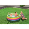Bestway Ø157x46 Cm Runder Aufblasbarer Pool, Multicolor, 522L