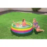 Bestway Ø157x46 Cm Runder Aufblasbarer Pool, Multicolor, 522L