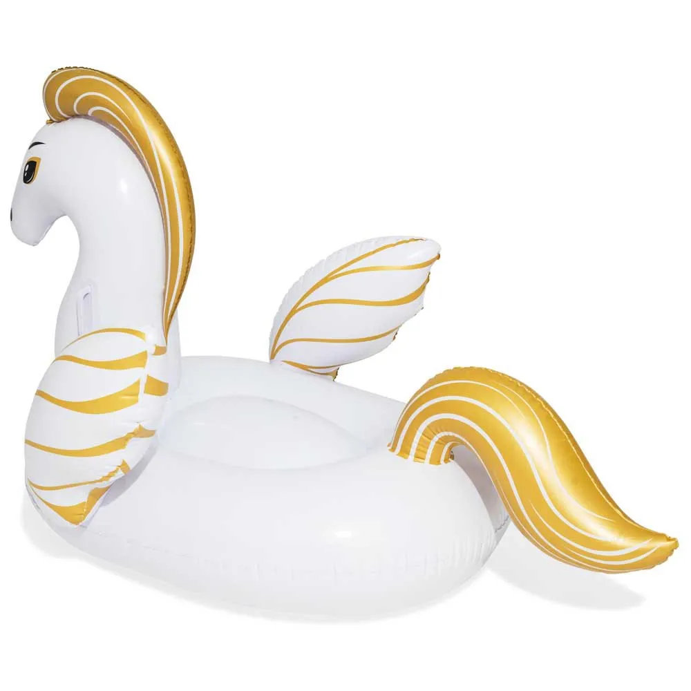 Bestway Pegasus Pool Luftmatratze, White / golden, 159 x 109cm Bestway Pegasus Pool Luftmatratze, White / golden, 159 x 109cm