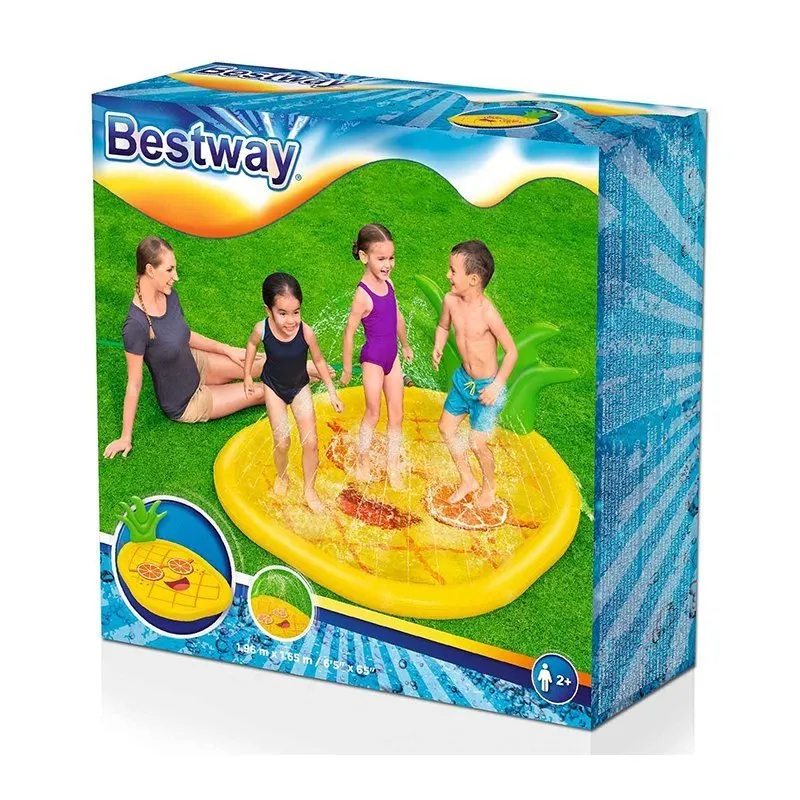 Bestway Pineapple Luftmatratze Für Pool, Yellow, 196 x 165cm Bestway Pineapple Luftmatratze Für Pool, Yellow, 196 x 165cm