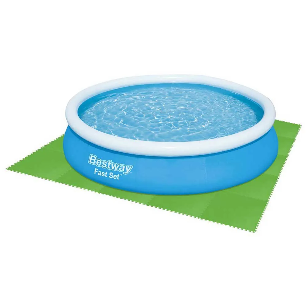 Bestway Poolschutzmatte 9 Einheiten, Green, 78 x 78cm Bestway Poolschutzmatte 9 Einheiten, Green, 78 x 78cm
