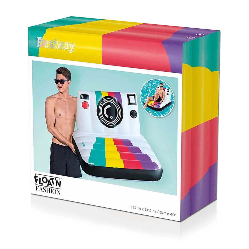 Bestway Pose N´float 127x102 Cm Luftmatratze Für Pool, Multicolour, 127 x 102cm Bestway Pose N´float 127x102 Cm Luftmatratze Für Pool, Multicolour, 127 x 102cm