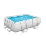 Bestway Power Steel 282x196x84 Cm Stahl Rechteckiger Aufstellpool Mit Rahmen, Grey / blue, 3662L