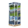 Bestway Power Steel 640x274x132 Cm Stahl Rechteckiger Aufstellpool Mit Rahmen unisex, White / blue, 19281L